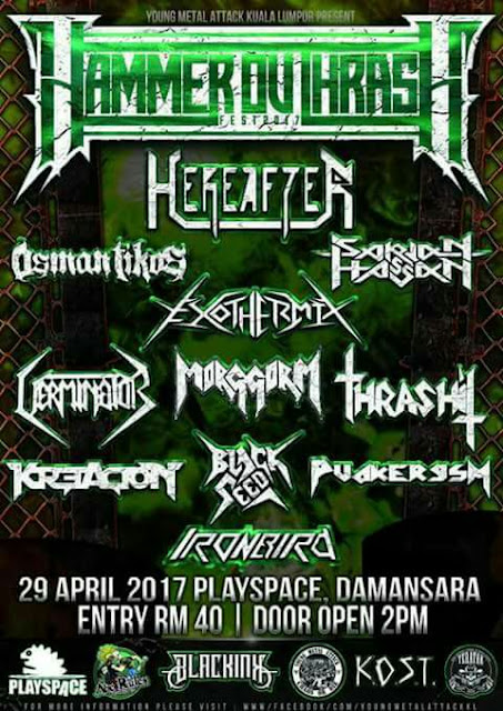Hammer Outrash hammer outrash underground gigs 29 april 2017 kappasm