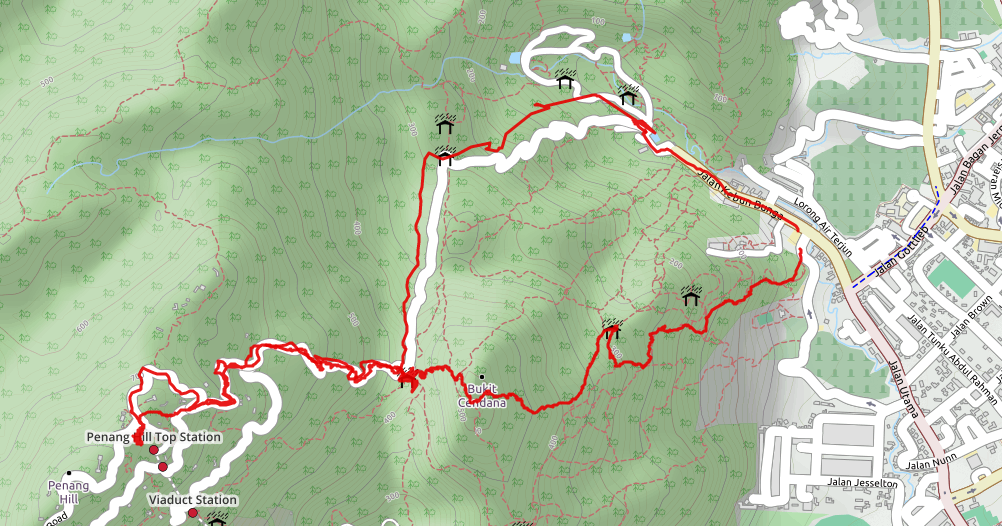 Penang Hiking Trail Map Almost A Technocrat