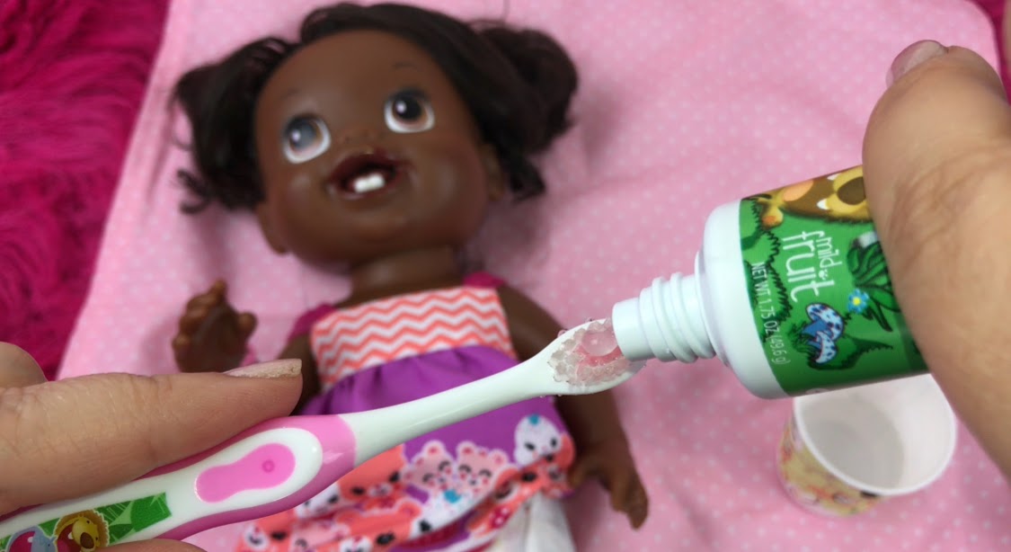 Fun with Baby Alive Baby Alive Baby's Got New Teeth Tooth Brushing!
