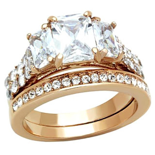 high quality cubic zirconia wedding ring