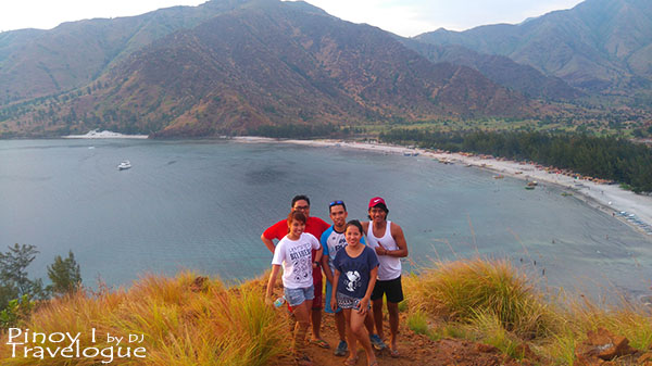 View of the entire Nagsasa Cove from the top of the hill
