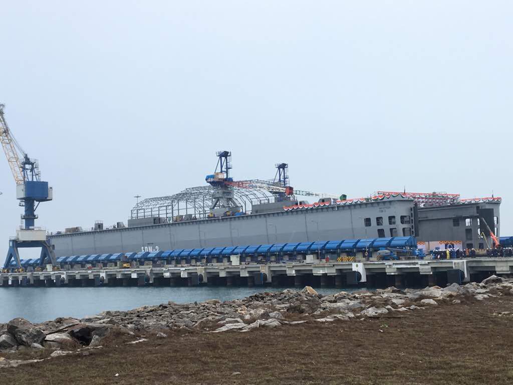 Asian Defence News Indian navy Indigenous Floating Dock for IN made by M/s L&T India