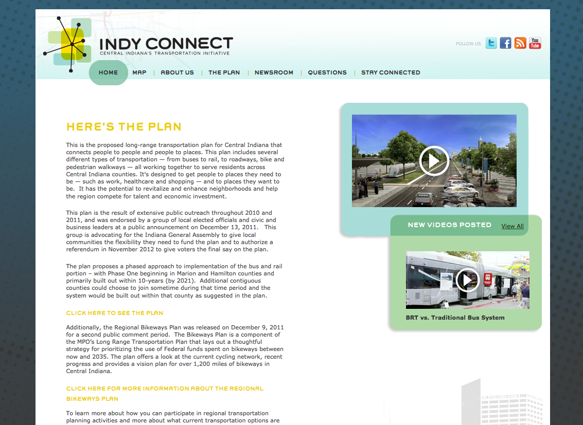 Web Design Case Study: Indy Connect | Indianapolis Web Design
