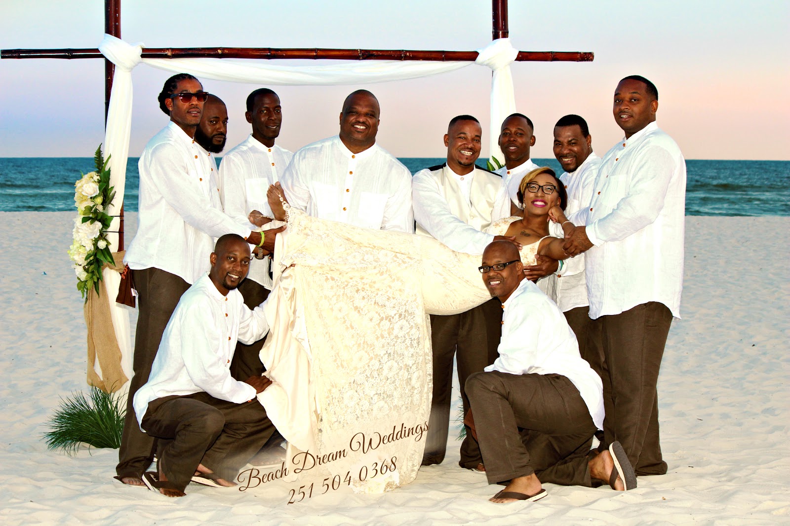 Beach Dream Weddings Llc 251 504 0368 Wedding Of Beach Dream Wedding Of Delwin And Kayla In Orange Alabama September