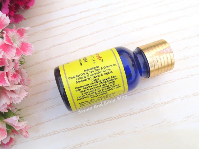 Oilcraft Naturals Anti Acne Serum Review Ingredients Price in India