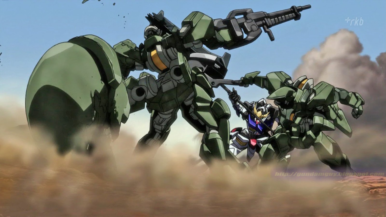 GUNDAM GUY Gundam Iron Blooded Orphans Episode 2 "Barbatos" Video