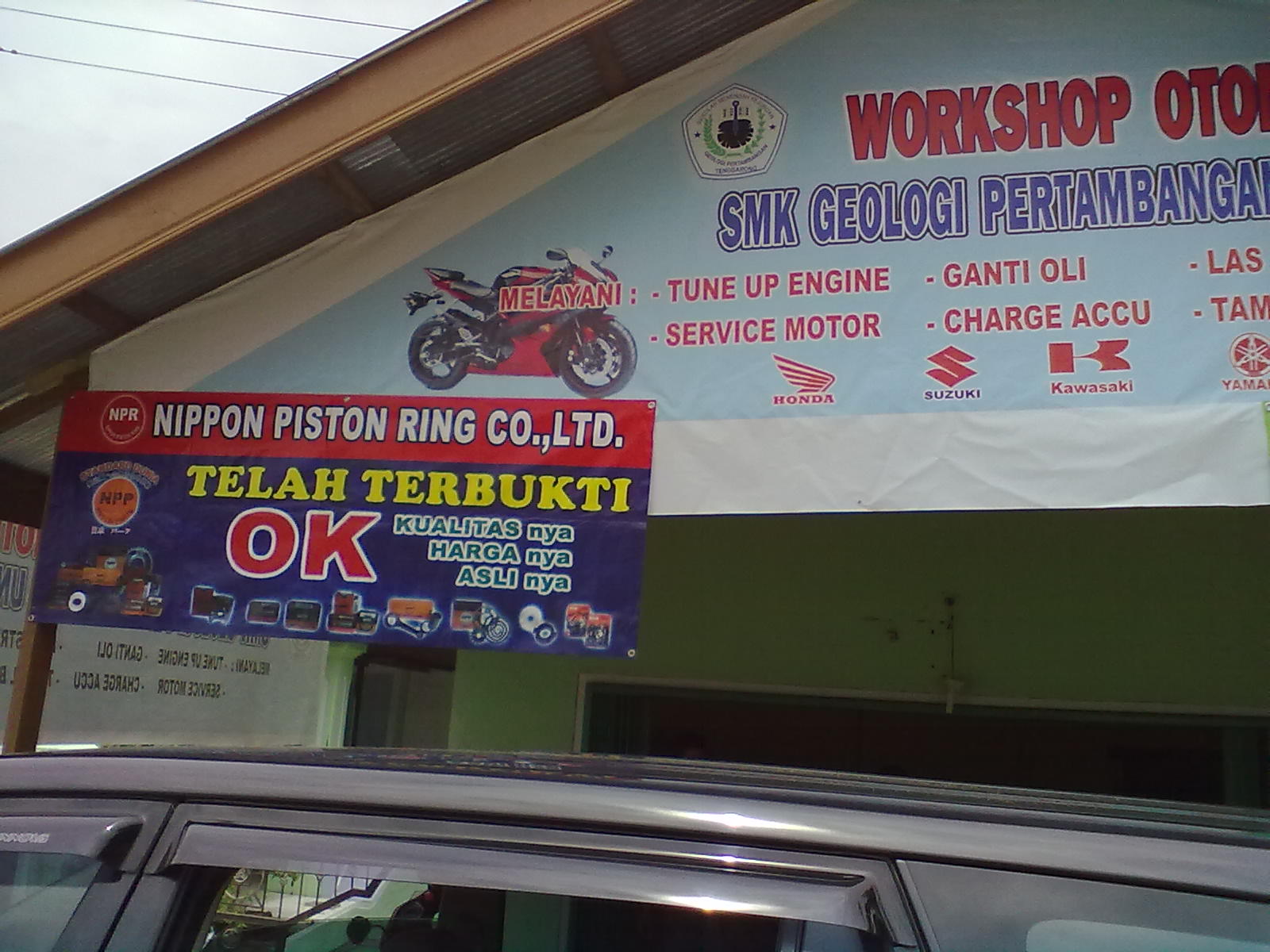 Spanduk Bengkel Sepeda Motor Cdr gambar spanduk