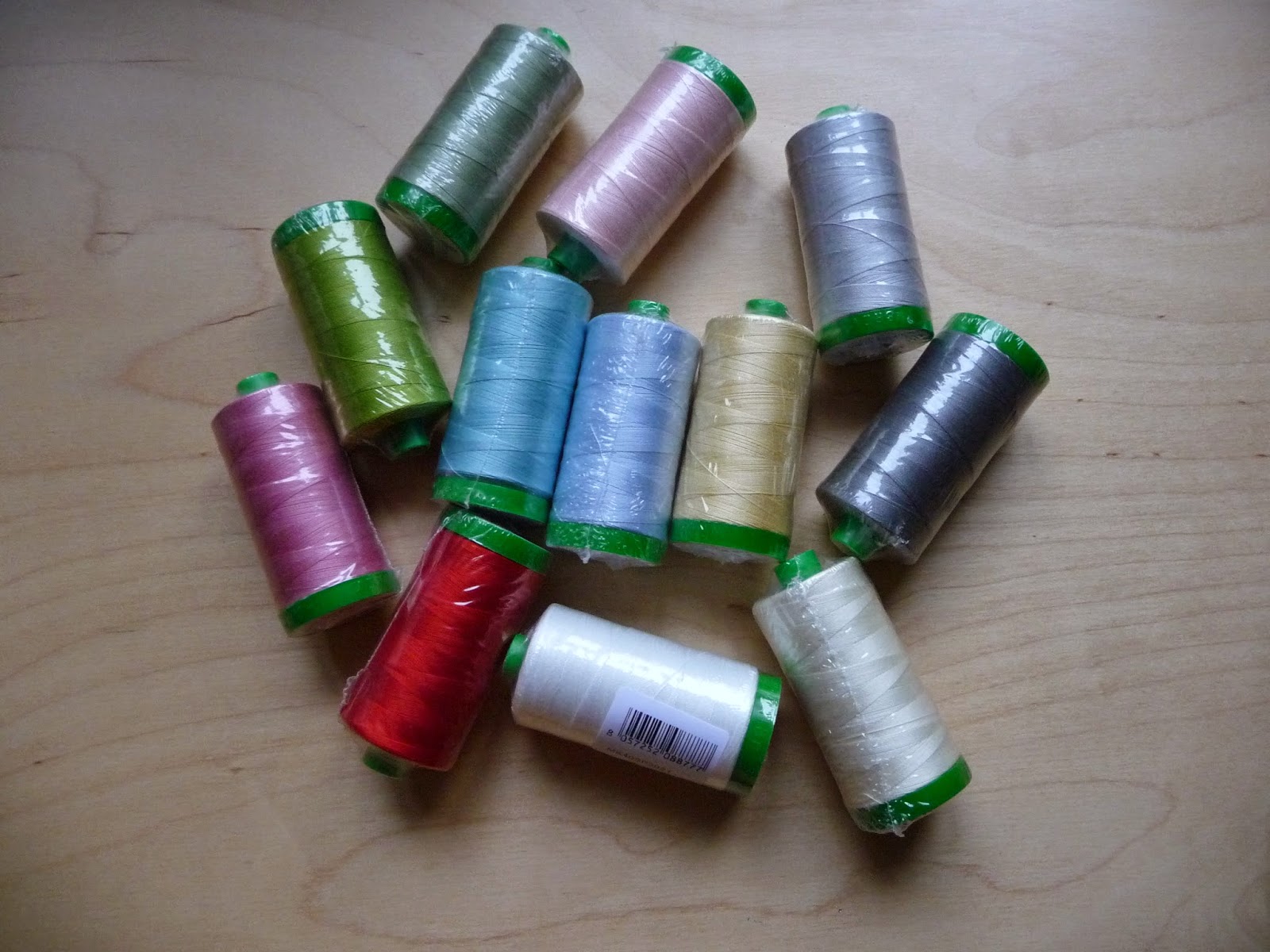 PlainStitch Rainbow Aurifil 40 weight Machine Quilting Threads and