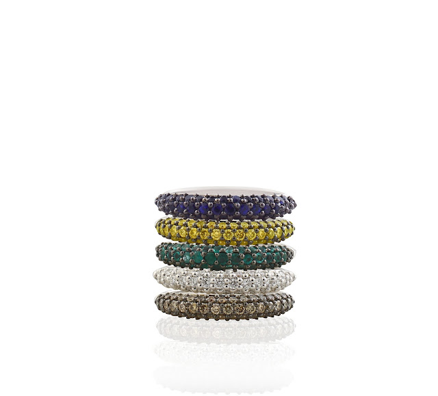 Stackable rings collection from Aurelle by Leshna Shah