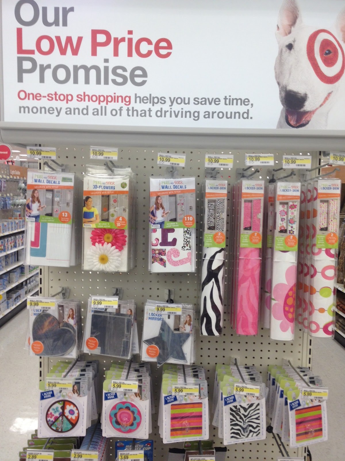 Pink Happy Thoughts Always RoomMates Peel and Stick at Target!!!