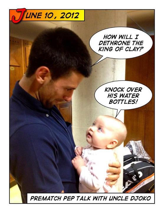 TENNIS BOULEVARD: Bob Bryan's daughter advises "uncle" Djokovic
