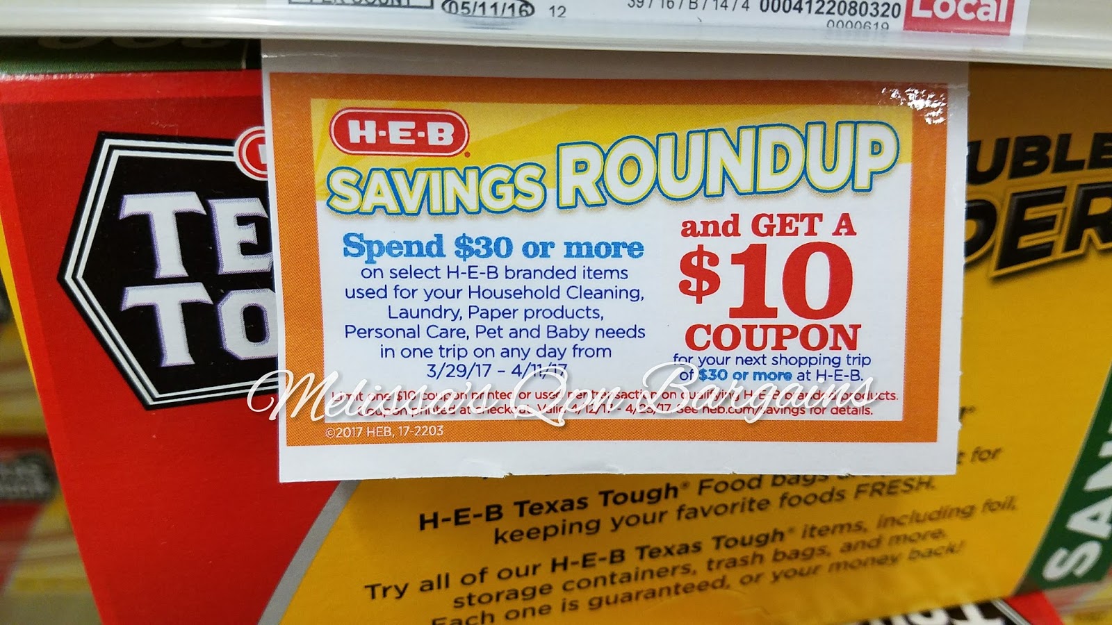 Melissa's Coupon Bargains HEB Spend 30+ on HEB Brand Items and get