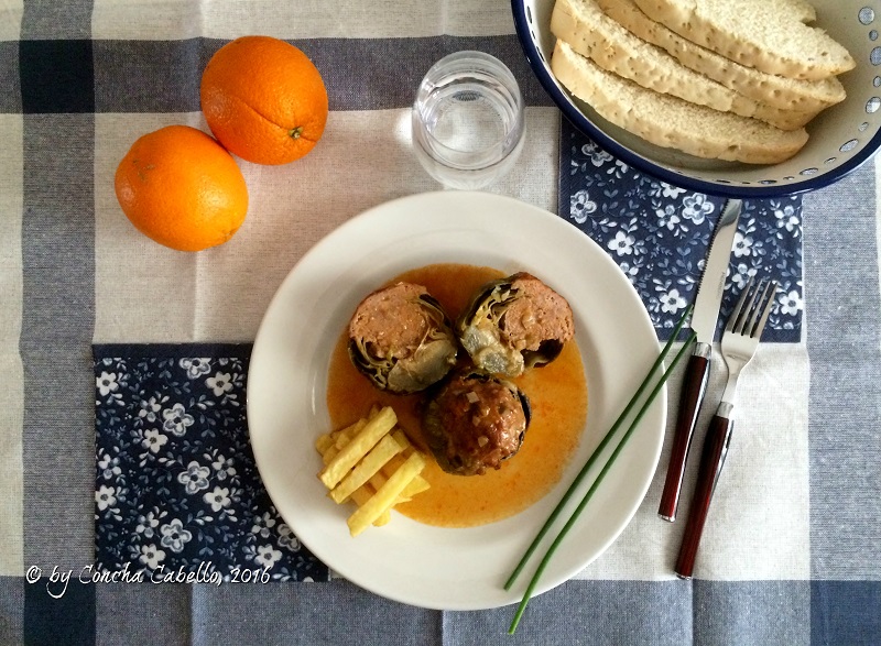 Alcachofas Rellenas de Carne - La Mesa alcachofas-rellenas-carne-mesa