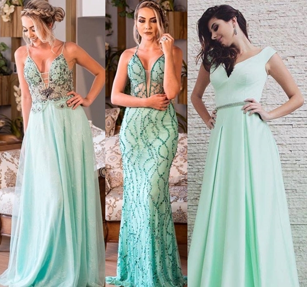 madrinhas de verde agua