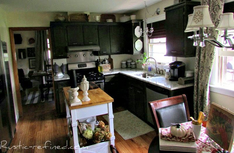 Kitchen renovation - before and after photos