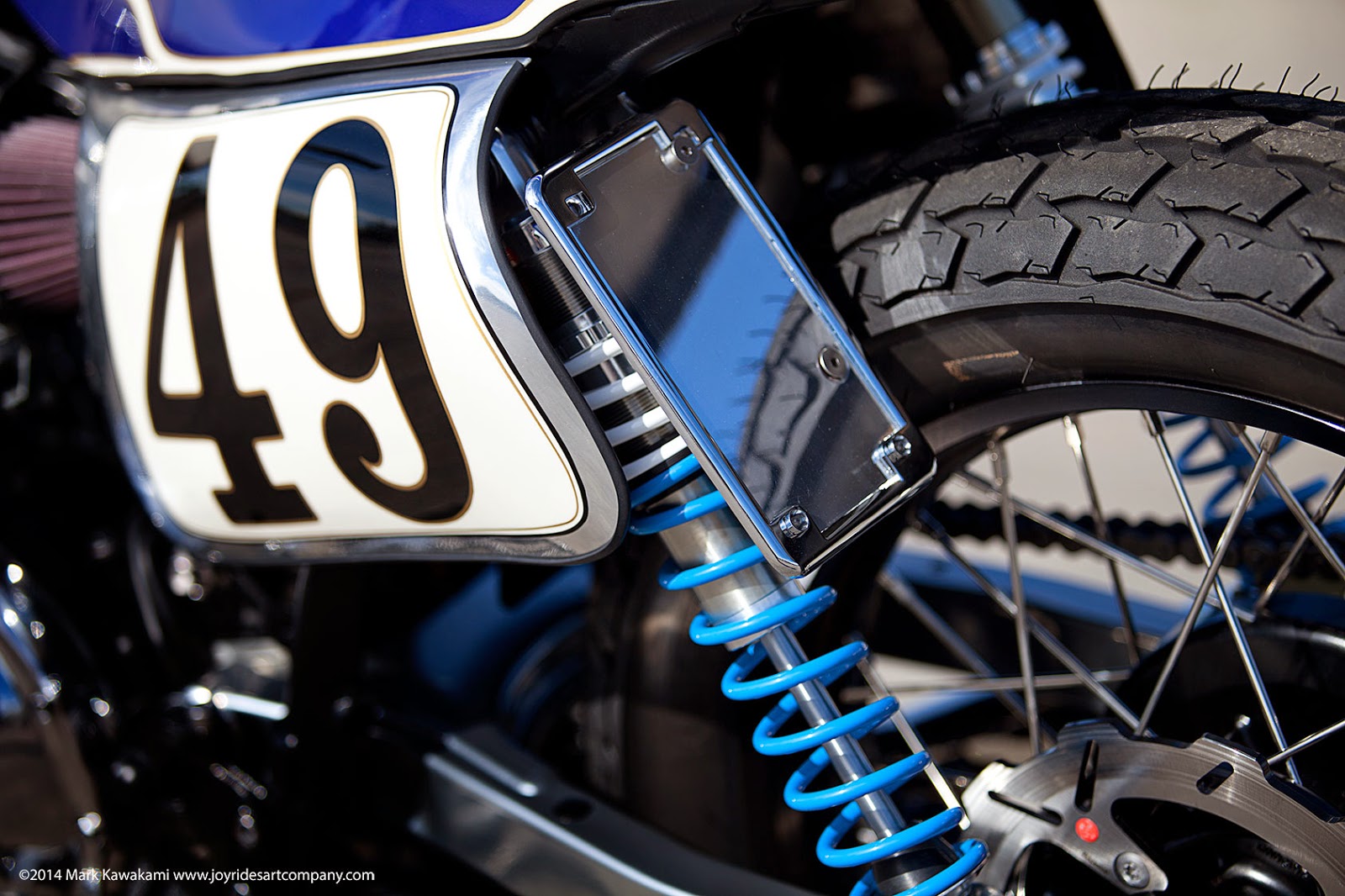 JOYRIDES ART CO Top Shelf Customs Triumph Scrambler