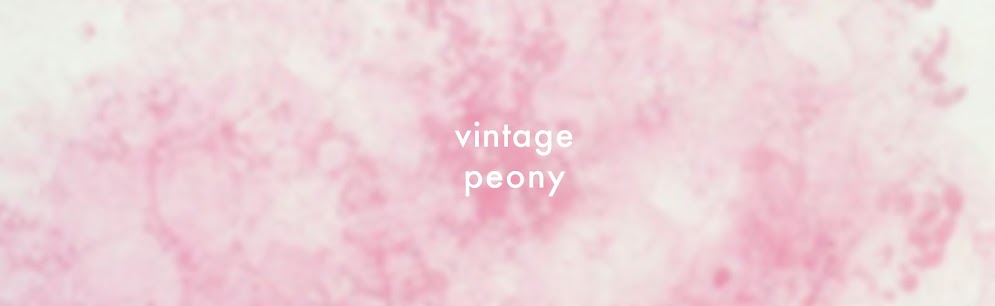 ''vintage  peony