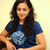 Nithya Menon Blue T Shirt and Jeans Photos, Stills