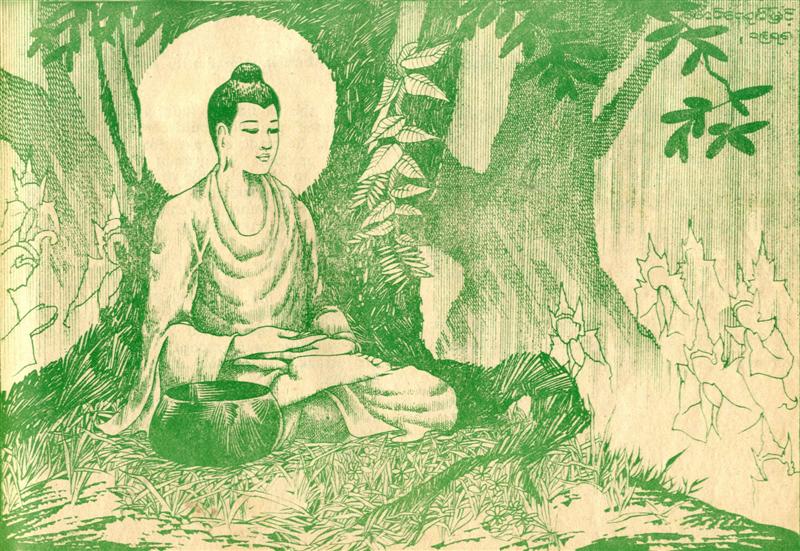 Рябинушка рассказ на дзен. Дерево Бодхи Будда. Будда под деревом Бодхи. Будда под деревом Бодхи картины. Будда рисунок.