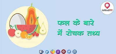 फल के बारे में  रोचक तथ्य  Interesting Facts About Fruits in Hindi
