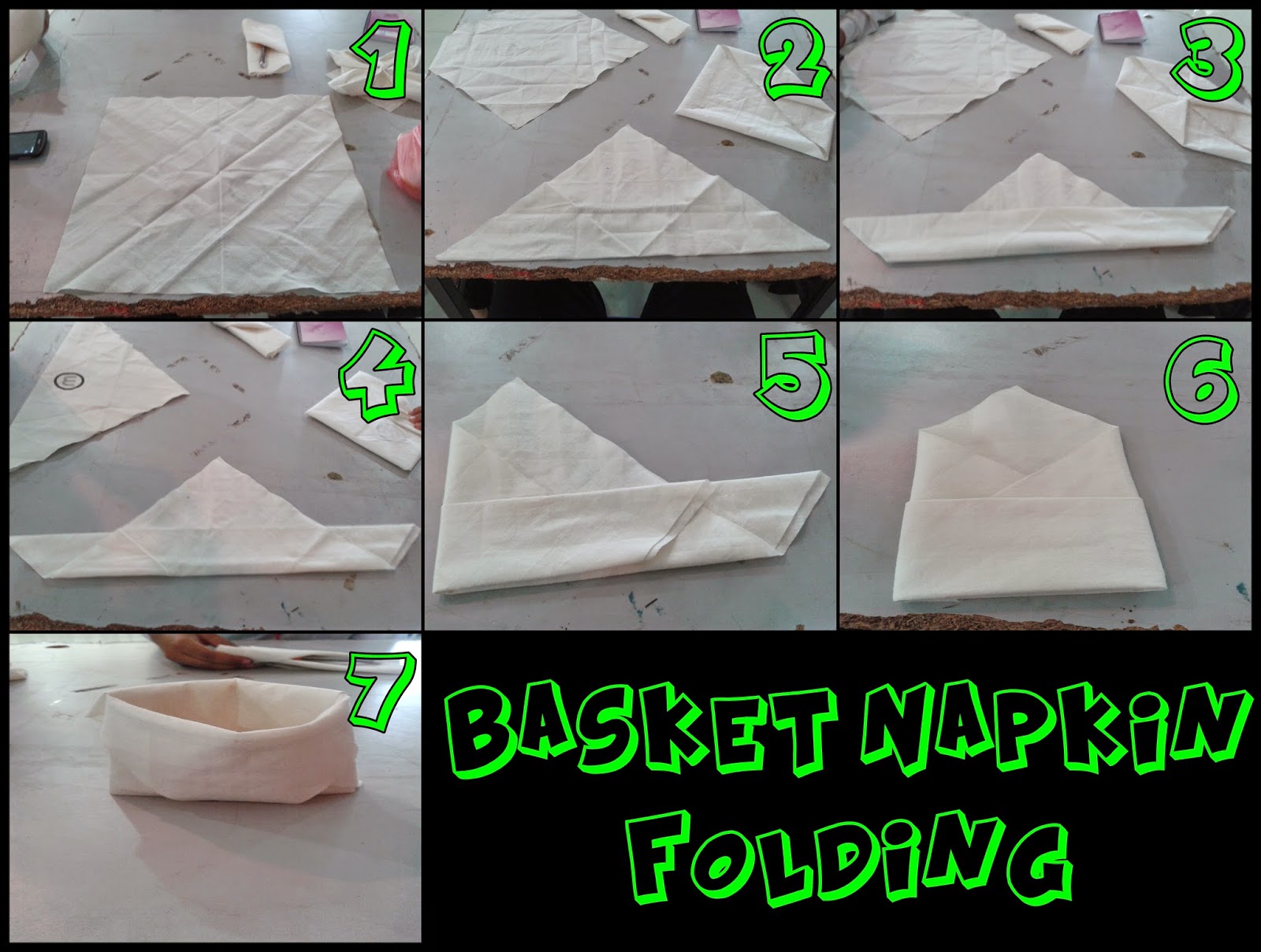 Food & Beverage Information FOLDING NAPKIN