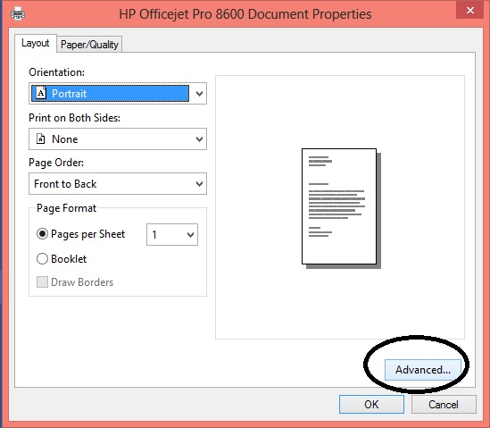 Cara Mencetak Grayscale Printer HP Officejet Pro 8600