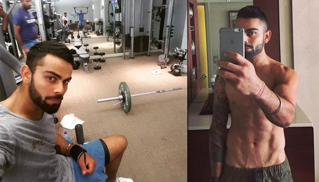 Virat Kohli Gym Photos Virat Kohli Gym Photos
