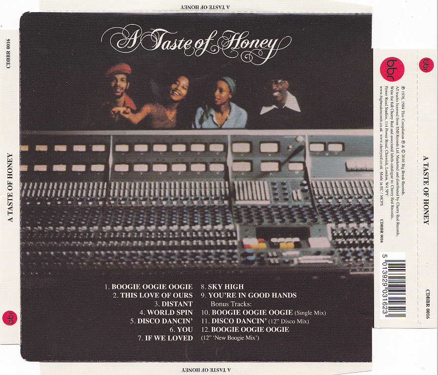 BENTLEYFUNK A Taste Of Honey A Taste Of Honey 1978 Released 2010