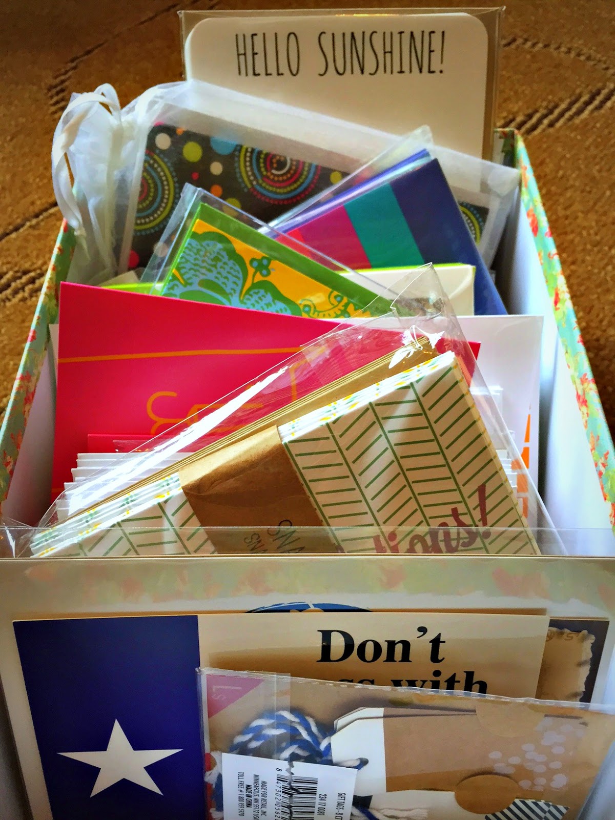 Being Mrs. Olson Card Storage Box Organize Your Greeting Cards