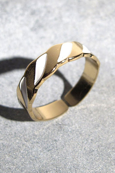 bague blanche St Malo Anne Thomas
