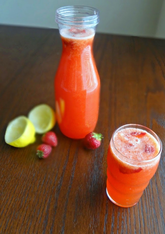 Strawberry Lemonade {from-scratch}