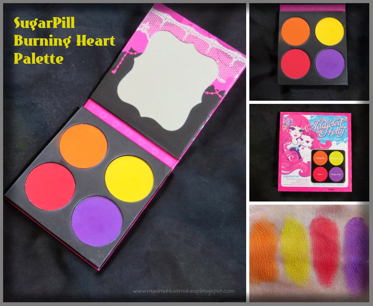 Muslimahluvsmakeup SugarPill Eyeshadow Palettes Review,Photos, and