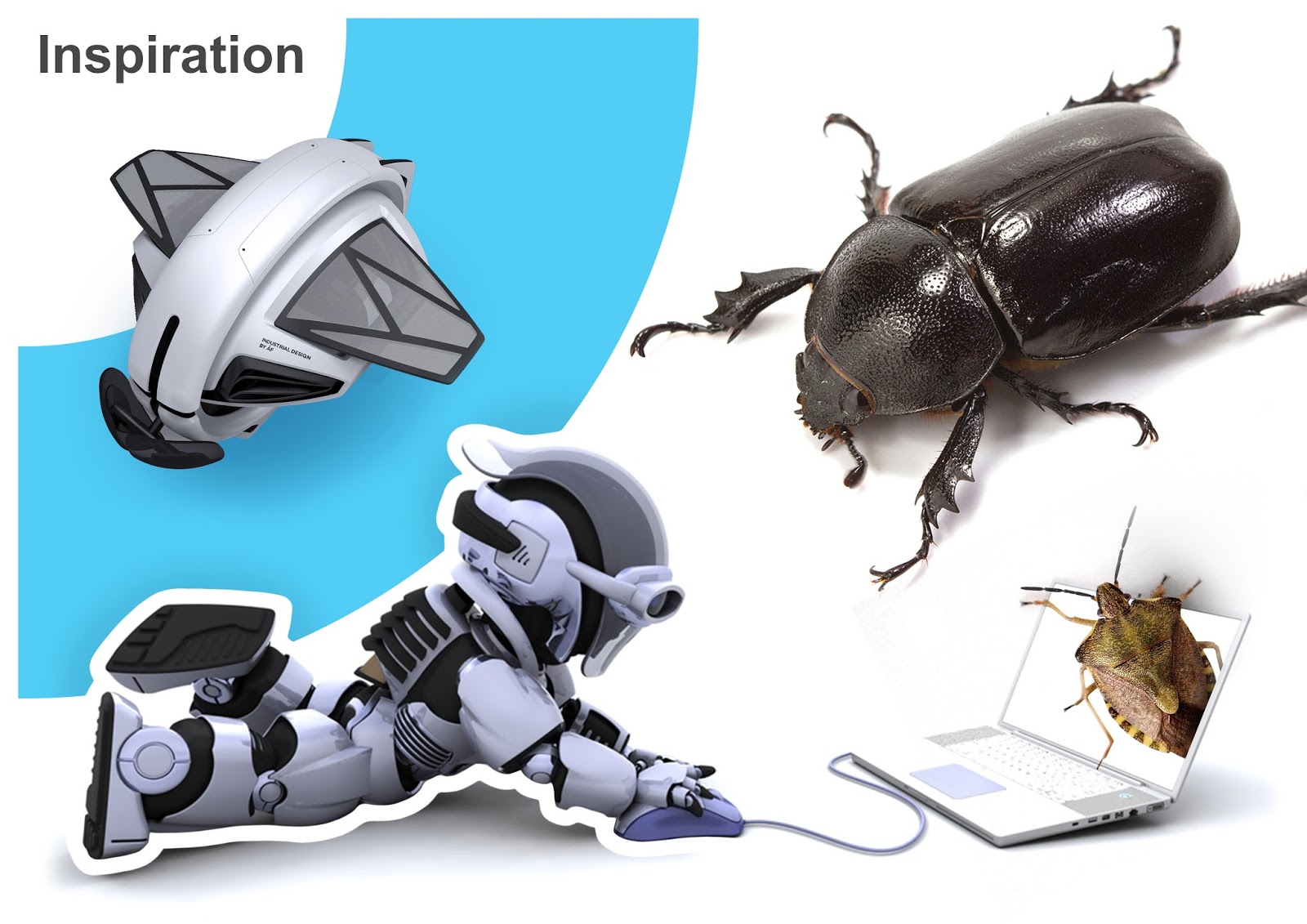 Simon Larsson - Sketchwall: Robot shell design