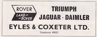 Eyles & Coxeter Ltd of Oxford advert November 1969