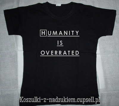 koszulka dr house - humanity is overrated