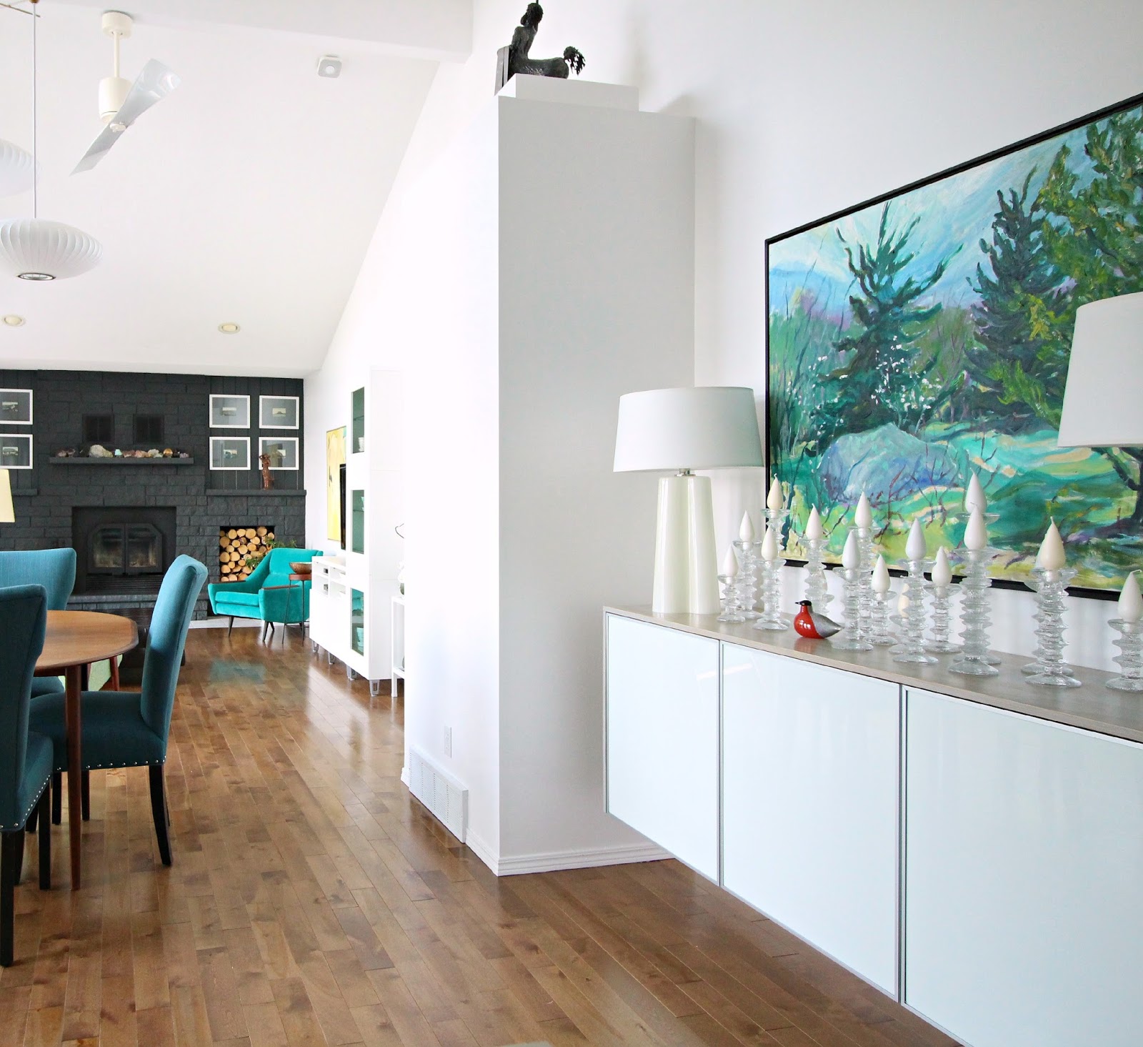 Diy Plywood Topped Ikea Hack Floating Credenza Dans Le Lakehouse How To Make A Floating Credenza Or Fauxdenza Using Three Ikea Besta Cabinets