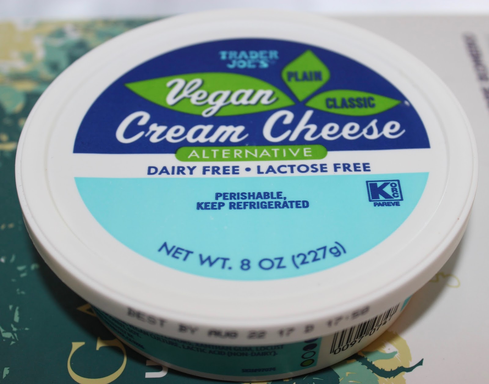 Something I Tried Trader Joe's Vegan Cream Cheese