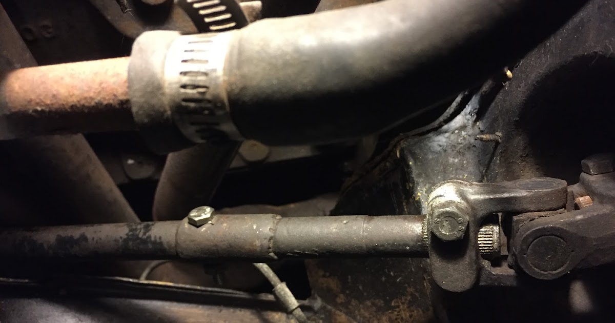 View from a Bus MGB Steering Rack Install