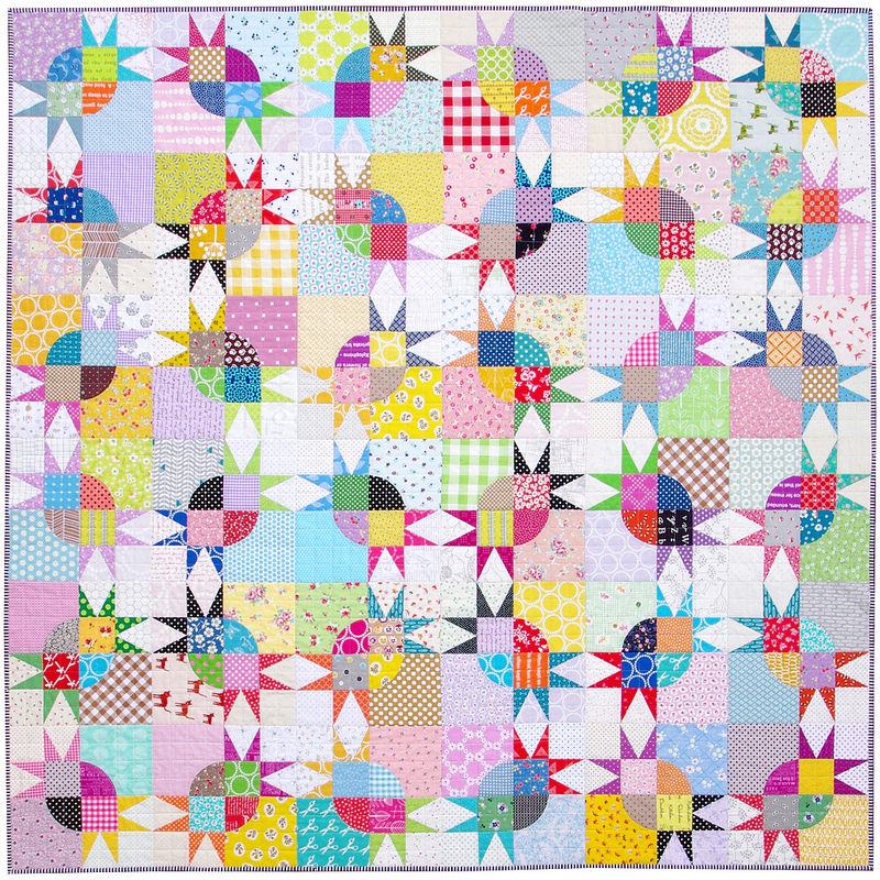Pickle Dish Variation Quilt - tutorial | Red Pepper Quilts 2015 Pickle Dish Variation Quilt - tutorial | Red Pepper Quilts 2015