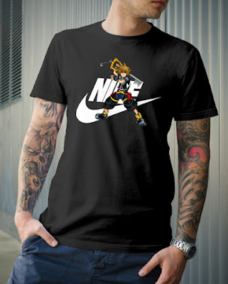Kingdom Hearts Sora Nike T Shirt Hoodie