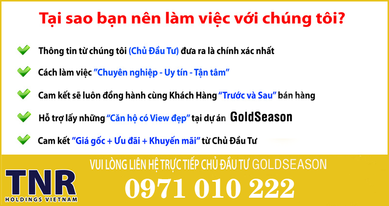 Liên hệ chủ đầu tư GoldSeason Liên hệ chủ đầu tư GoldSeason