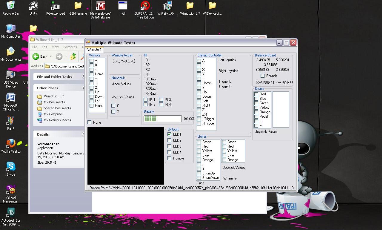 live in the pink Connecting Wii Balance Board to Laptop