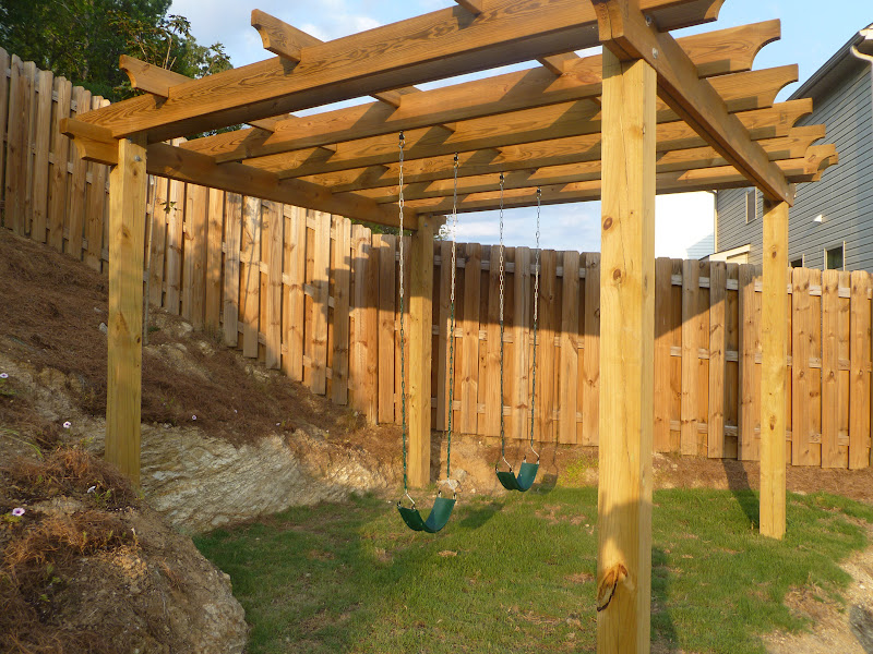 Only From Scratch: DIY Pergola Swingest for the Backyard