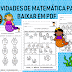 Atividade de matemática em PDF para contar e registrar na alfabetização