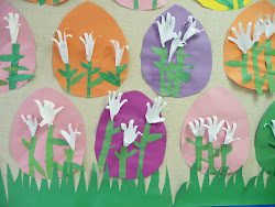 easter paper lilies lillies lily artist woman craft grade card hand source handprint lilys