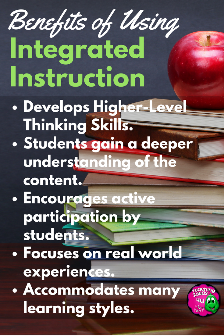 What is Integrated Instruction? The Pros & Cons TeachingIdeas4U by Amy Mezni