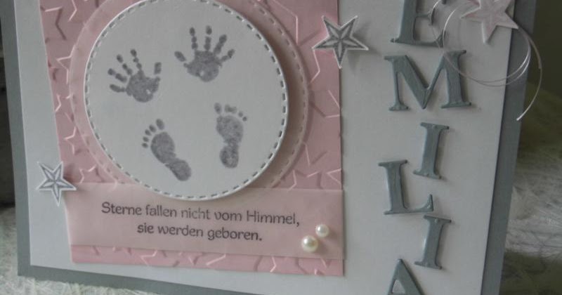 Kartenfenster Dankeskarte zur Geburt von Emilia