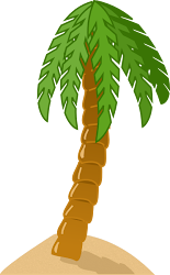 tree parts clip plant kindergarten palm drawing line branches coloring worksheet guide