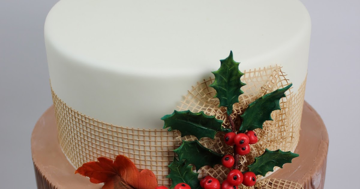 Brigittes Tortendesign: Zweistöckige Hochzeitstorte "rustikal" mit