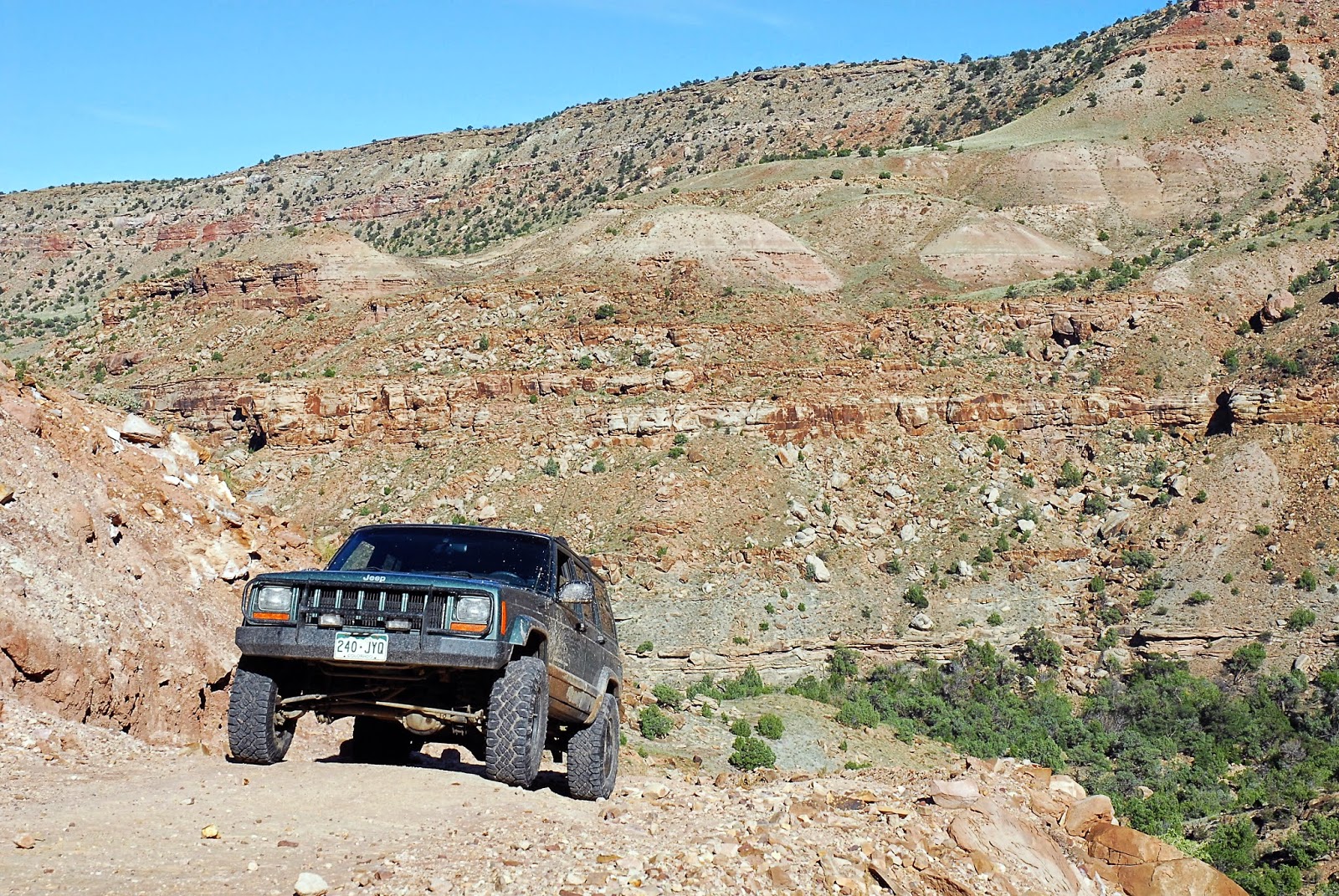 Carl's Jeeping Trips Dry Mesa Jeep Road